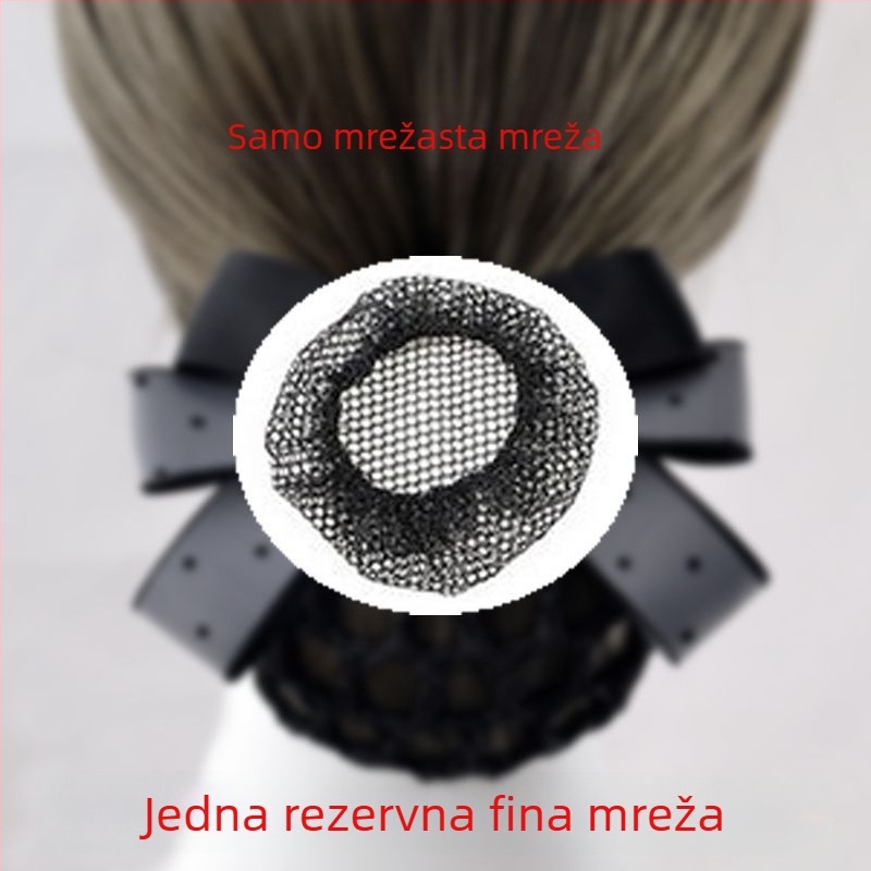 Dodatak za kosu od svile za žene — profesionalna mreža za kosu za stjuardese i medicinske sestre — Brand Unique