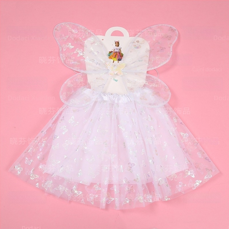 Anđeoska krila rekvizita, poliester, izvezeni, sklopiva, polu ručna i polu mehanička izrada