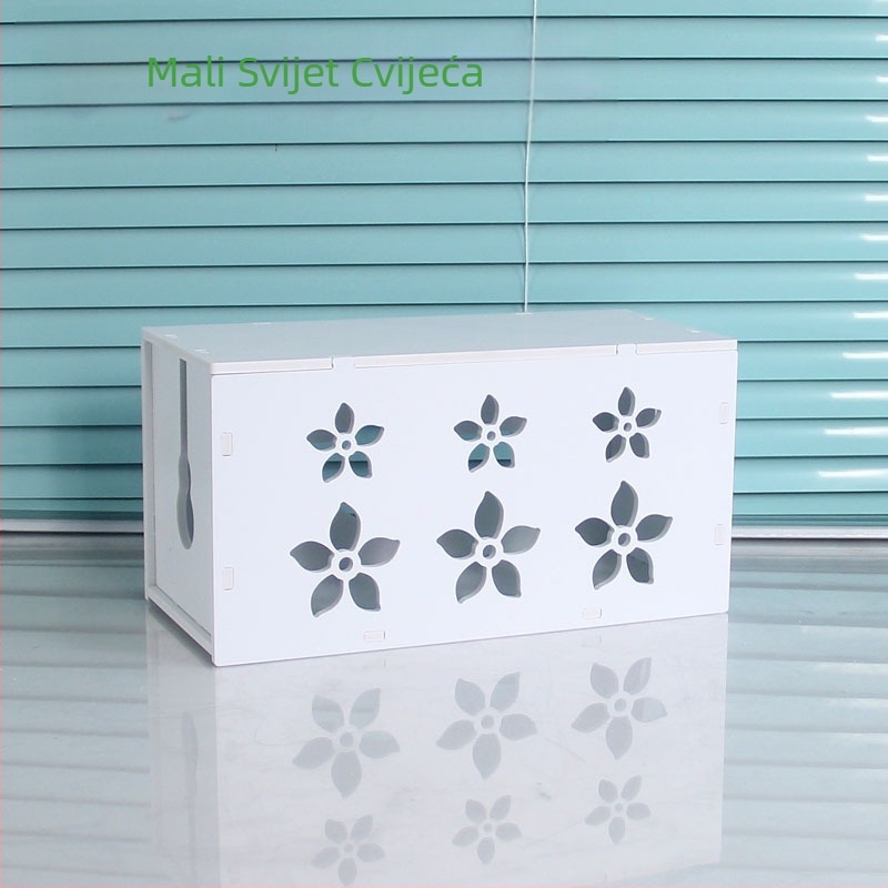 Plastični organizator kablova i punjača, kutija za kablove, model HfntdmCC, zaštita od prašine