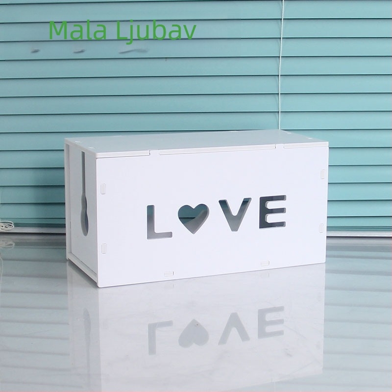 Plastični organizator kablova i punjača, kutija za kablove, model HfntdmCC, zaštita od prašine