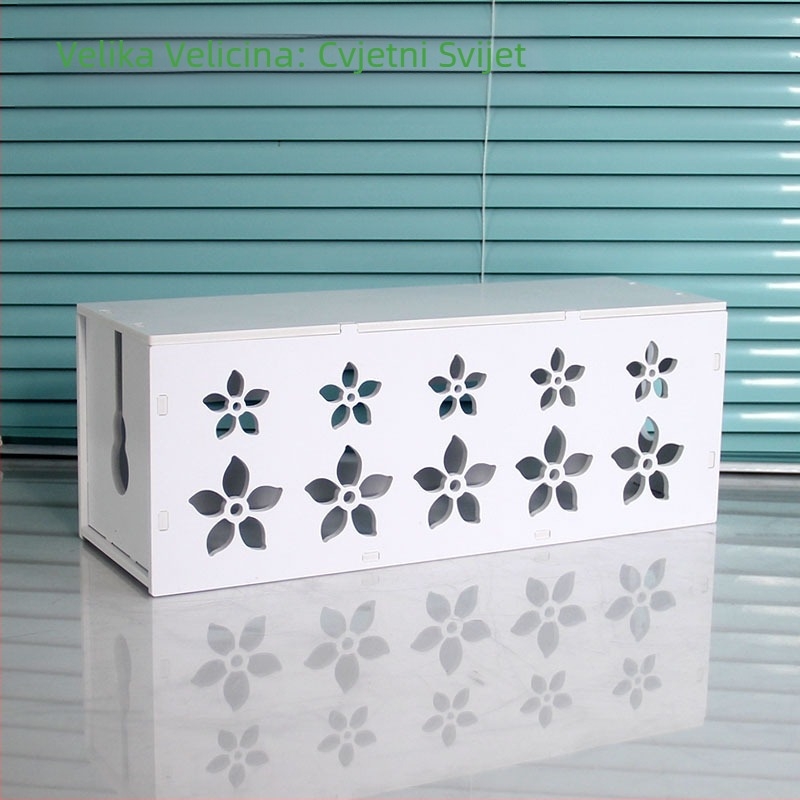 Plastični organizator kablova i punjača, kutija za kablove, model HfntdmCC, zaštita od prašine