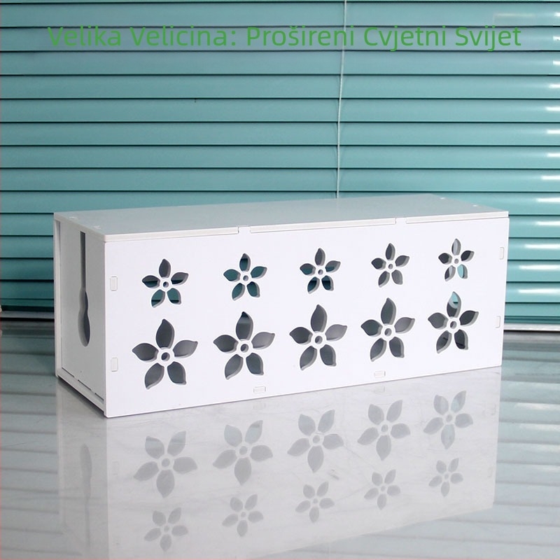 Plastični organizator kablova i punjača, kutija za kablove, model HfntdmCC, zaštita od prašine