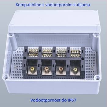Visoko snaga terminal blok 380V, 4 ulaza i 16 izlaza, trifazni četverovodični razvodnik, 300A