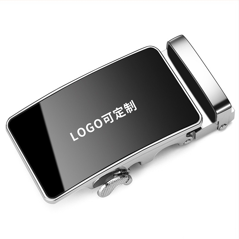 Muški kaiš s automatskom kopčom, pravokutna kopča od legura, poslovni stil