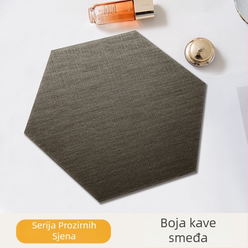 Šesterokutni tekstilni samoljepljivi zidni ukras za pozadinu blagovaonice i spavaće sobe, otporan na plijesan, otporan na udarce, 3D mekani zidni panel