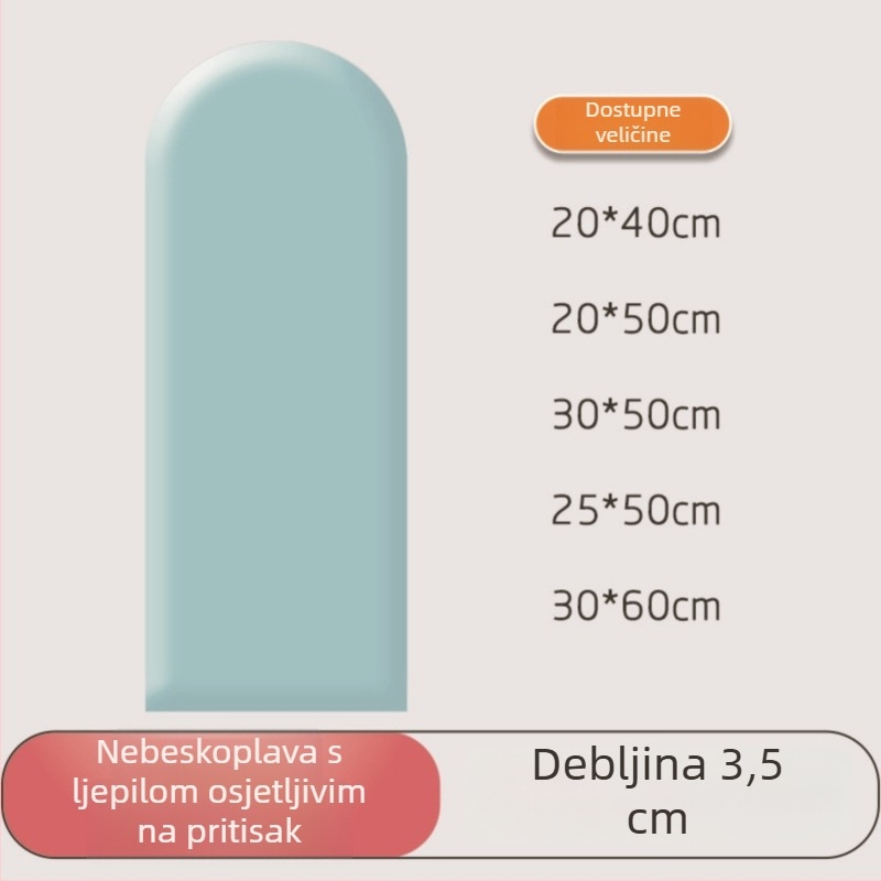 PU kožni mekani zidni panel s zaštitom od udara za spavaću sobu i vrtić