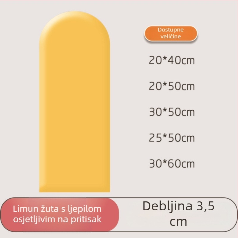 PU kožni mekani zidni panel s zaštitom od udara za spavaću sobu i vrtić