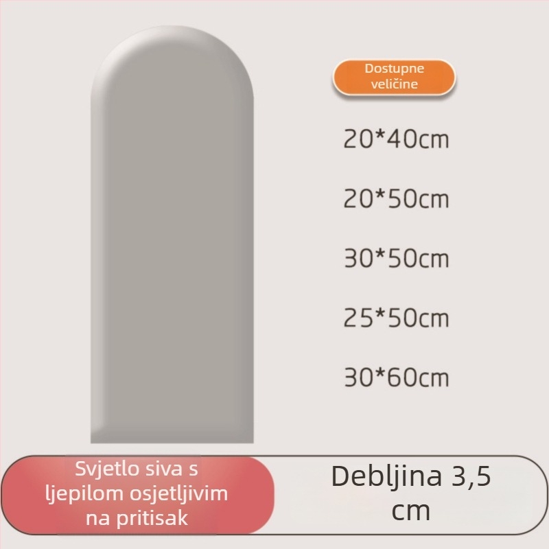 PU kožni mekani zidni panel s zaštitom od udara za spavaću sobu i vrtić
