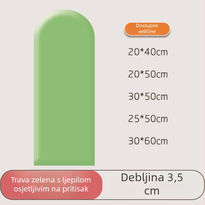 PU kožni mekani zidni panel s zaštitom od udara za spavaću sobu i vrtić