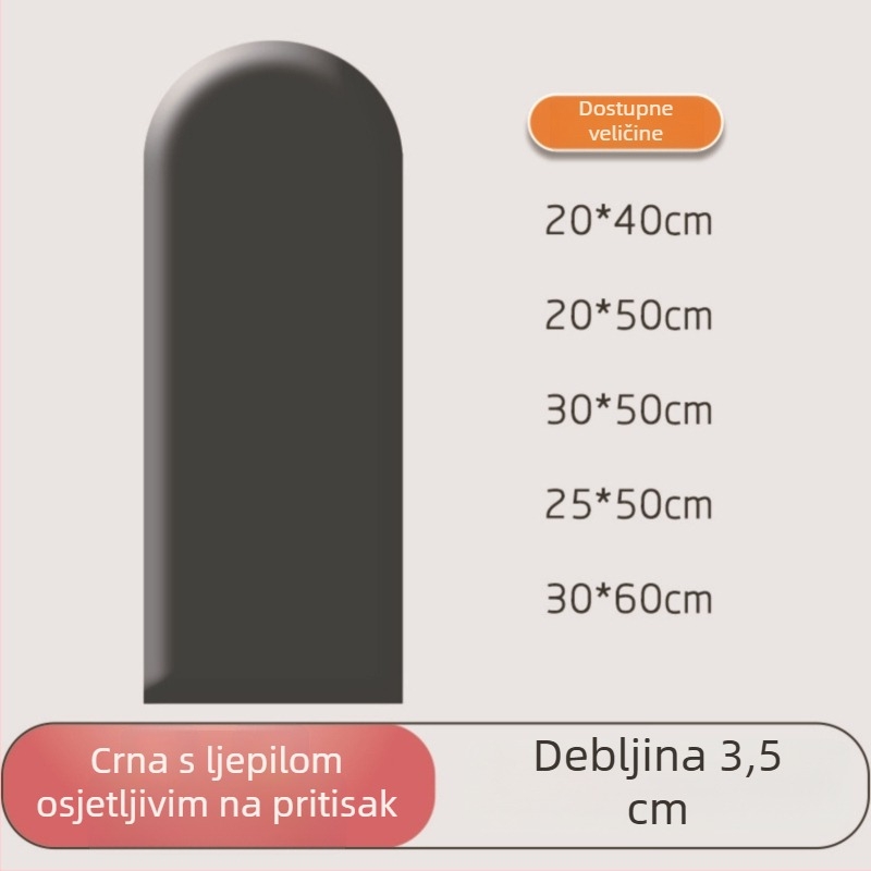 PU kožni mekani zidni panel s zaštitom od udara za spavaću sobu i vrtić