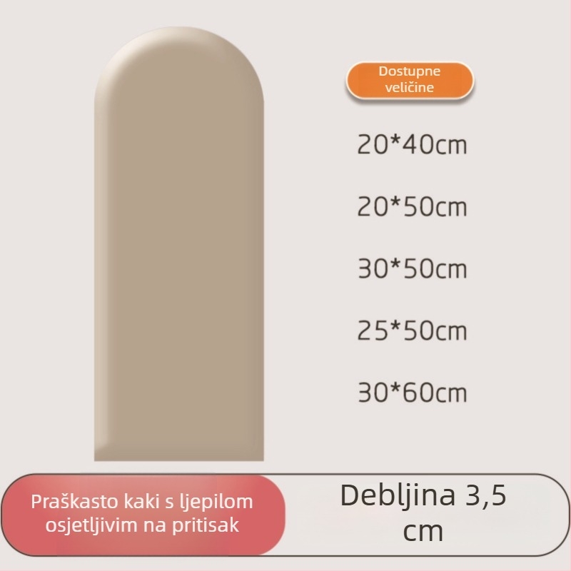 PU kožni mekani zidni panel s zaštitom od udara za spavaću sobu i vrtić