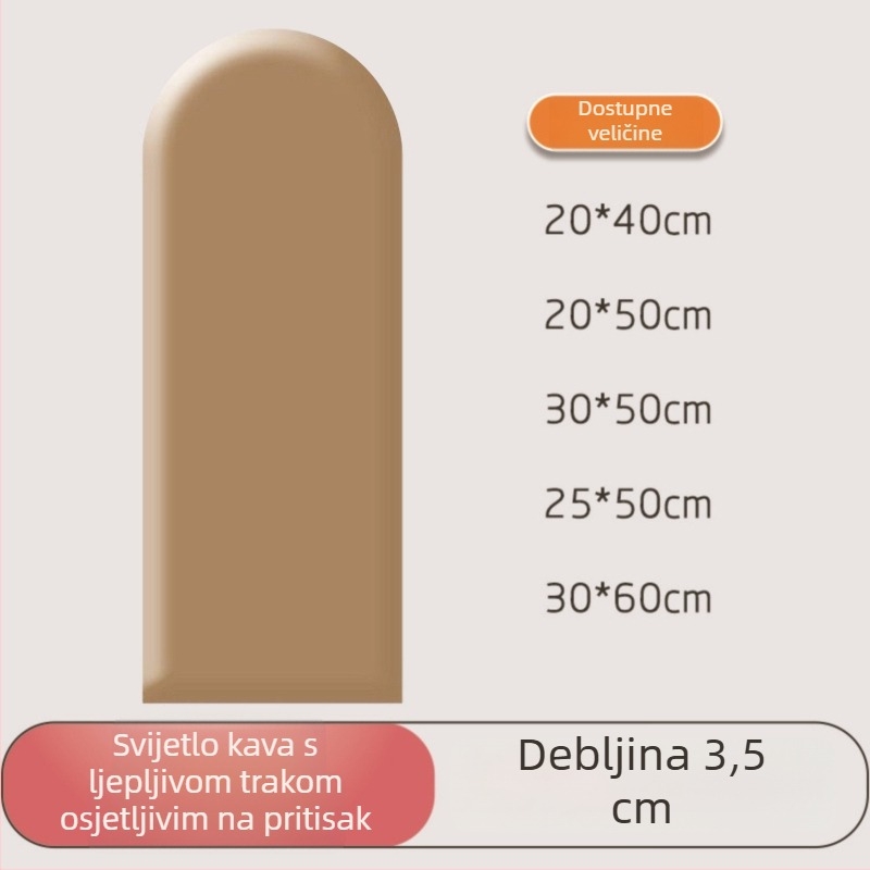 PU kožni mekani zidni panel s zaštitom od udara za spavaću sobu i vrtić