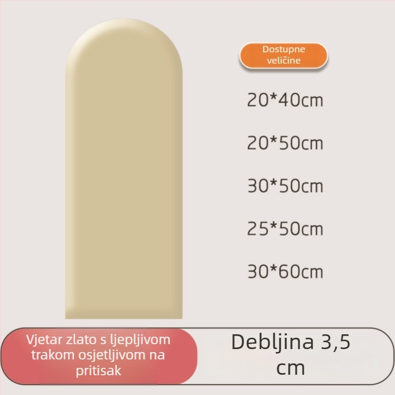 PU kožni mekani zidni panel s zaštitom od udara za spavaću sobu i vrtić