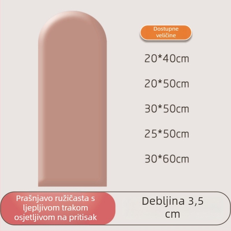 PU kožni mekani zidni panel s zaštitom od udara za spavaću sobu i vrtić