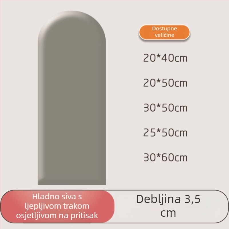 PU kožni mekani zidni panel s zaštitom od udara za spavaću sobu i vrtić