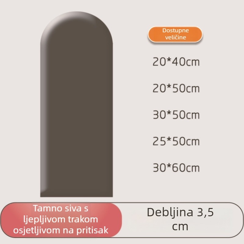 PU kožni mekani zidni panel s zaštitom od udara za spavaću sobu i vrtić