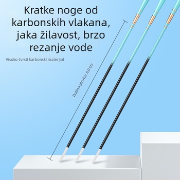 Plovak za tilapijski ribolov s promjenjivom bojom i svjetlosnim učinkom, kratka noga i vitko tijelo, elektronički plovak za dnevnu i noćnu upotrebu