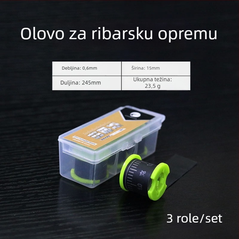 Rola olovnog lista za ribolov - Jimei, elektrolitičko olovo, debeli oblik, za opremu za ribolov