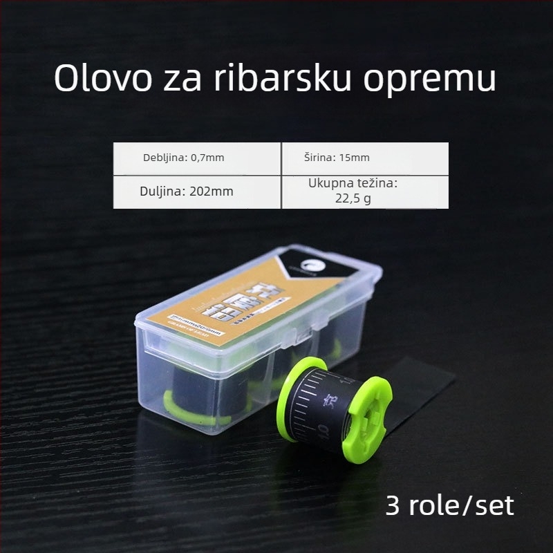 Rola olovnog lista za ribolov - Jimei, elektrolitičko olovo, debeli oblik, za opremu za ribolov