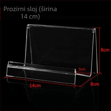 Stalak za izlaganje novčanika i torbica, dvostruki sloj, injekcijsko oblikovanje, gipso kućište, u obliku ljestvice