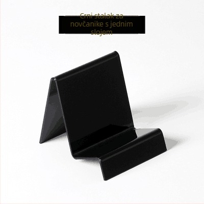 Stalak za izlaganje novčanika i torbica, dvostruki sloj, injekcijsko oblikovanje, gipso kućište, u obliku ljestvice