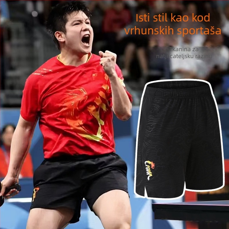 Profesionalne kratke hlačice za stolni tenis, unisex, brzo sušeće, za tenis i badminton, novi dizajn