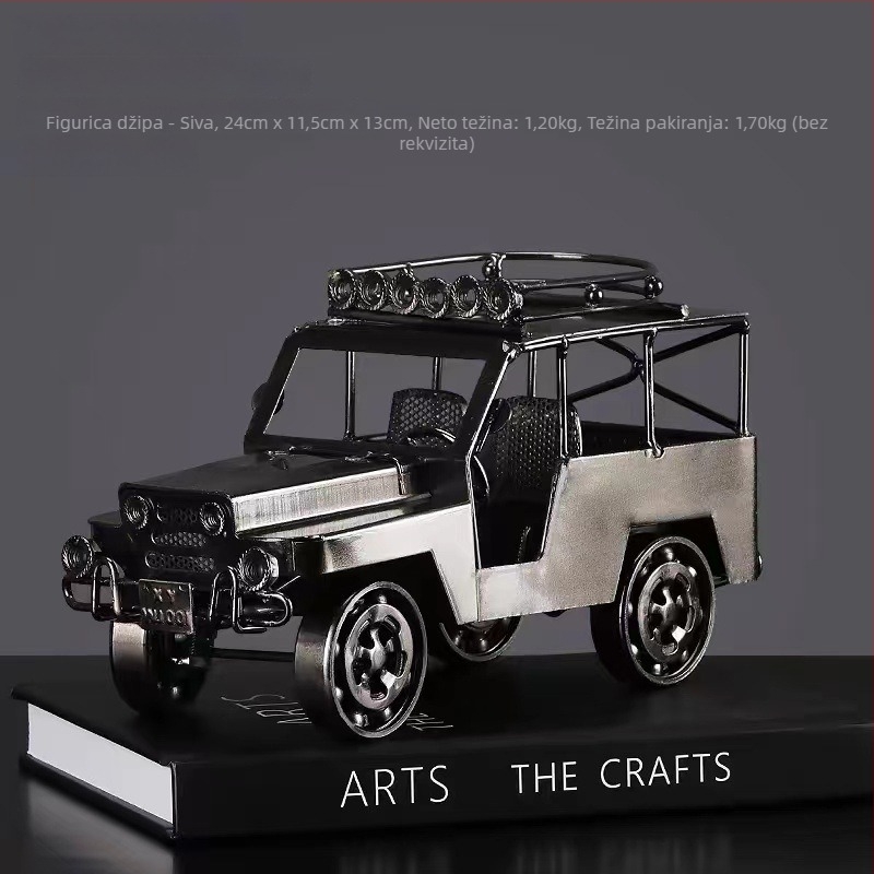 Industrijski stil metalni model motocikla – ukras za dnevni boravak; završna obrada: elektroplatiranje; bez prilagođavanja