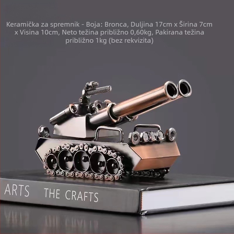 Industrijski stil metalni model motocikla – ukras za dnevni boravak; završna obrada: elektroplatiranje; bez prilagođavanja