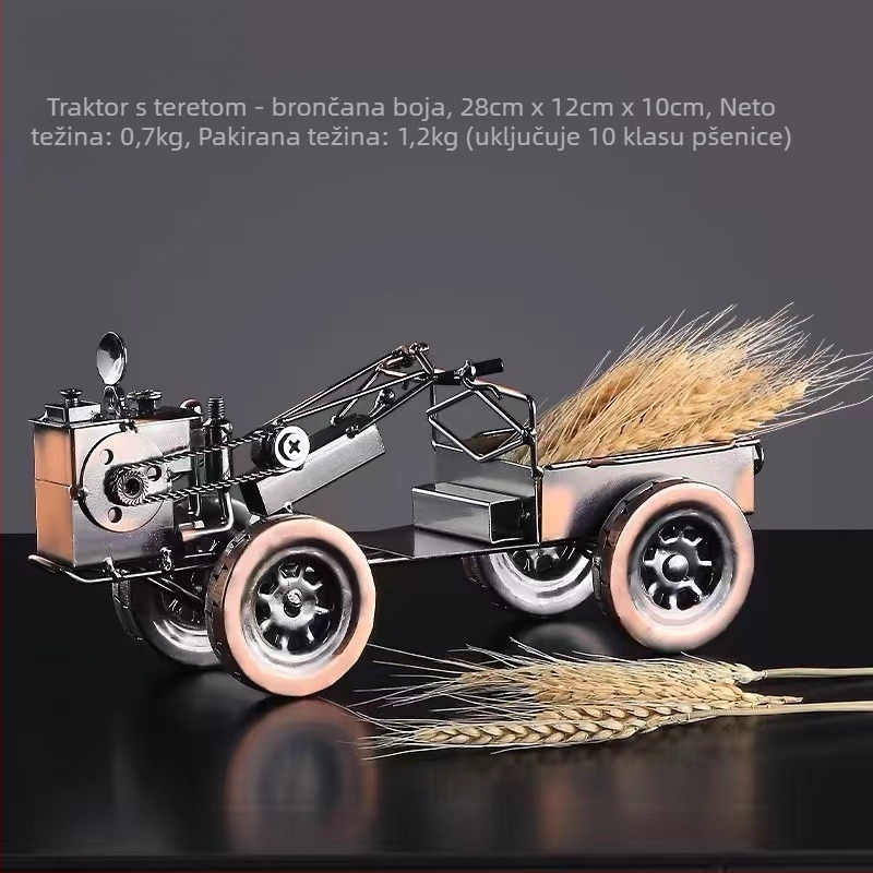 Industrijski stil metalni model motocikla – ukras za dnevni boravak; završna obrada: elektroplatiranje; bez prilagođavanja