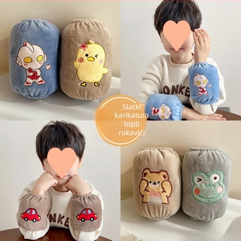 Dječje zaštitne rukavice s karikaturnim uzorkom, otporne na mrlje, unisex, za zimu, proljeće i jesen, izlazak jesen 2024