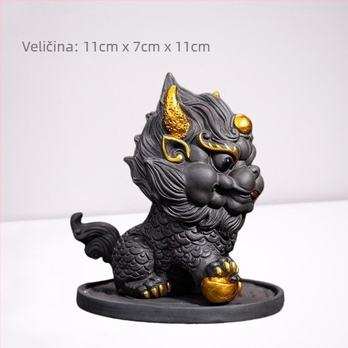 Set Tea Pet od pijeska gline, retro stil, premium kvaliteta, s žabom, Pixiu, Sun Wukong i drakom Kornjača