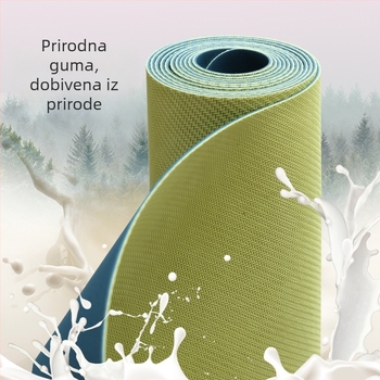 PU joga prostirka s ručnikom, protuklizna, sklopiva, prijenosna, za kućnu upotrebu, 185x68 cm, 1,5 mm