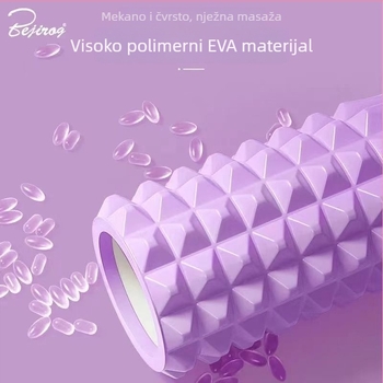 Pjenasti valjak za oblikovanje listova, opuštanje mišića, kućni masažni valjak, joga i Pilates