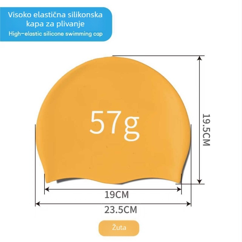 Dječja silikonska kapica za plivanje s ispisom