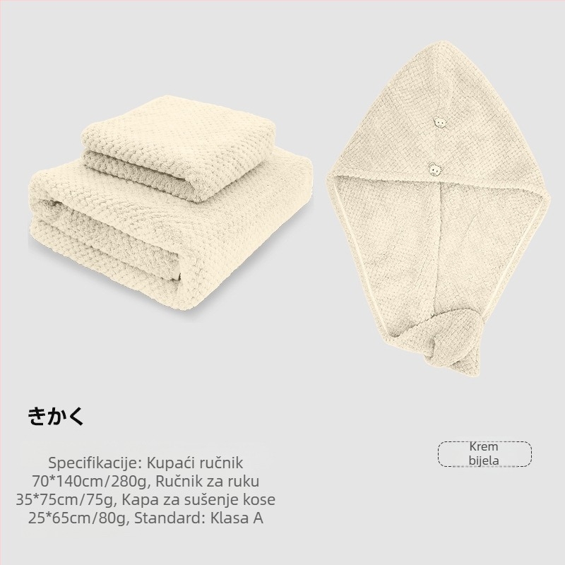 Koral velur kupaonski ručnik za odrasle — poliesterska vlakna, 150d Jacquard, Jacquard tkanina