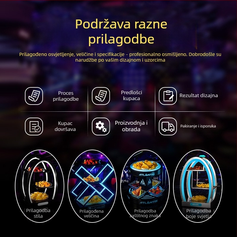 Akrilni stalak za voće, jednostavan stil (Bez marke, Bez uvoza)