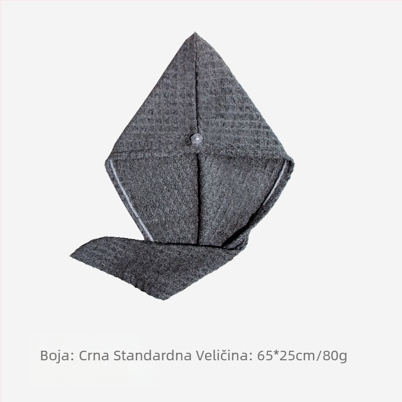Kapa za sušenje kose od mikrovlakana s jacquard uzorkom wafla, 120–139 g