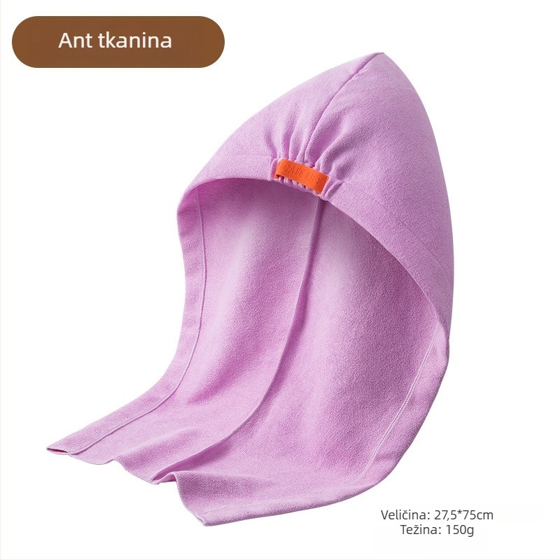 Kapa za sušenje kose od mikrovlakana s jacquard uzorkom wafla, 120–139 g