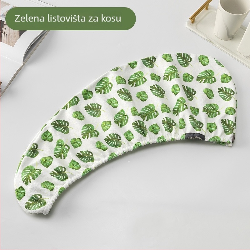 Kapa za sušenje kose od mikrovlakana s jacquard uzorkom wafla, 120–139 g