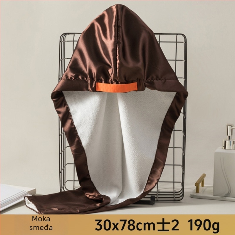 Kapa za sušenje kose od mikrovlakana s jacquard uzorkom wafla, 120–139 g