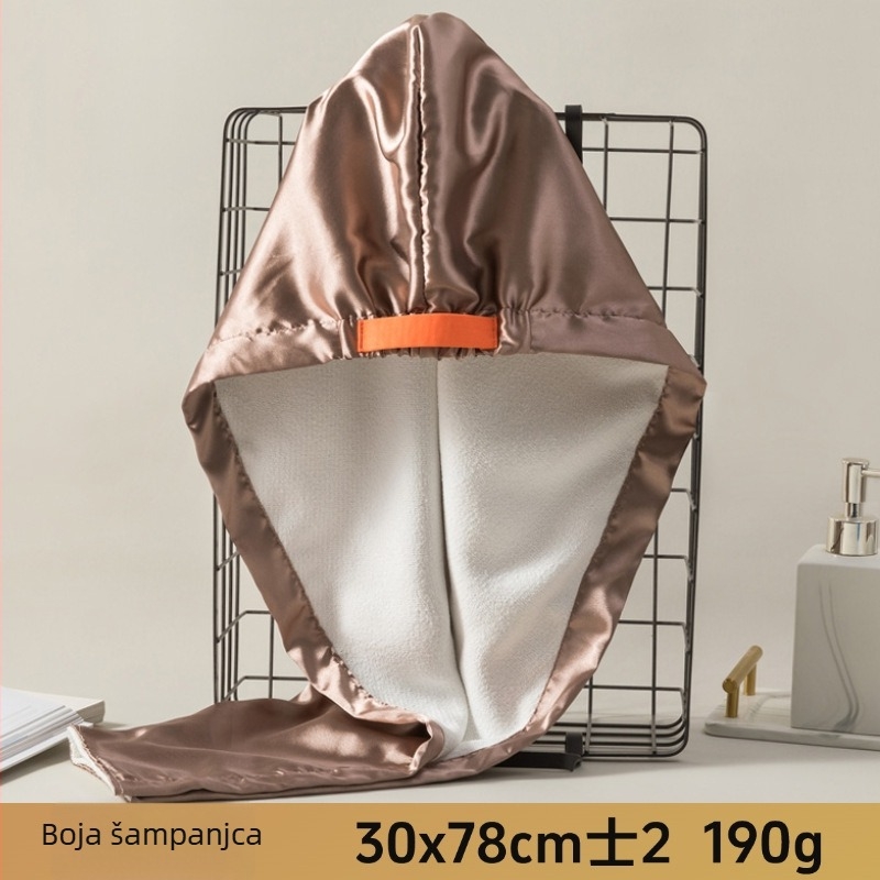 Kapa za sušenje kose od mikrovlakana s jacquard uzorkom wafla, 120–139 g
