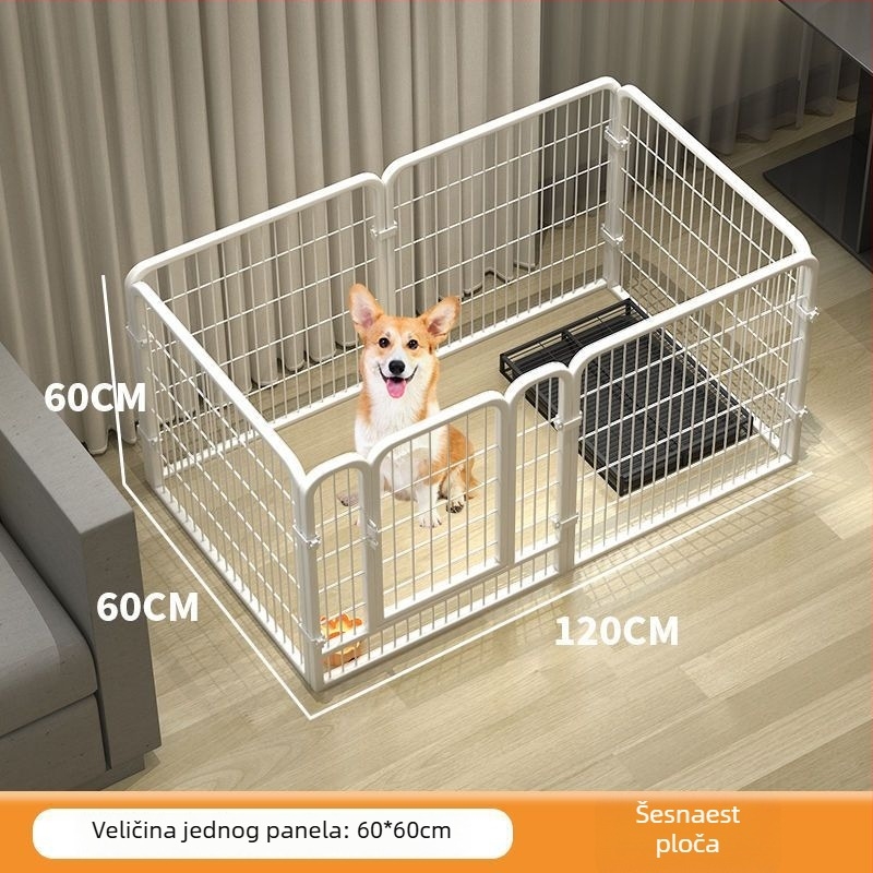 Kavez za pse od nehrđajućeg čelika za unutarnju uporabu