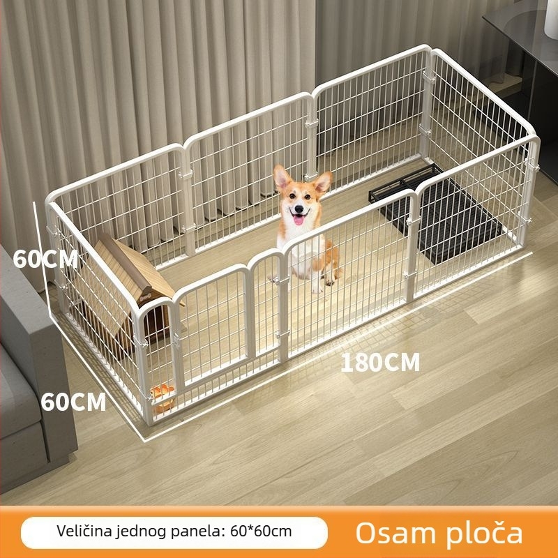 Kavez za pse od nehrđajućeg čelika za unutarnju uporabu