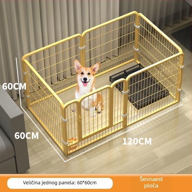 Kavez za pse od nehrđajućeg čelika za unutarnju uporabu