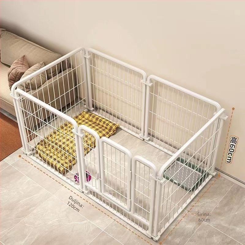 Kavez za pse od nehrđajućeg čelika za unutarnju uporabu