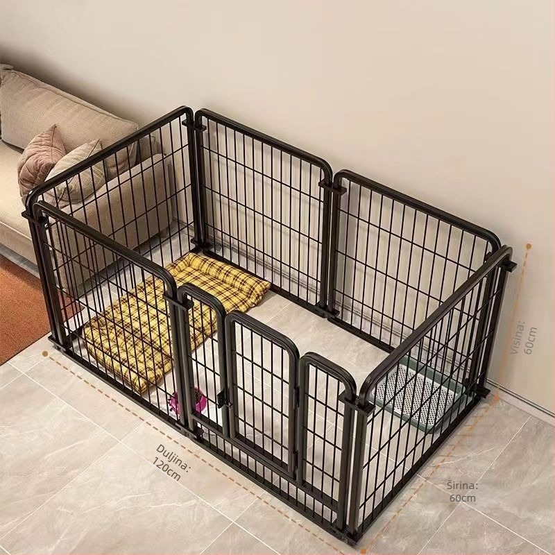 Kavez za pse od nehrđajućeg čelika za unutarnju uporabu