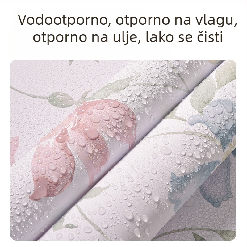 Naljepnice za ormar s cvjetnim motivom – samoljepljive, ekološke, bez formaldehida, dekorativna obnova ormara u francuskom stilu