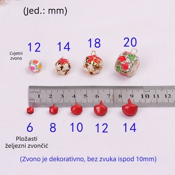 Naušnički dodaci s izvezenim motivom — Materijal: Drugo; Godina/Sezona: Proljeće 2025; Uzorak: Drugo