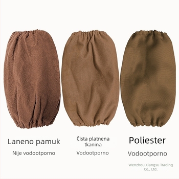 Zaštitni rukavi za crtanje djece, od čistog pamuka, vodootporan platno, prozračni, jednobojni, s otiskom loga