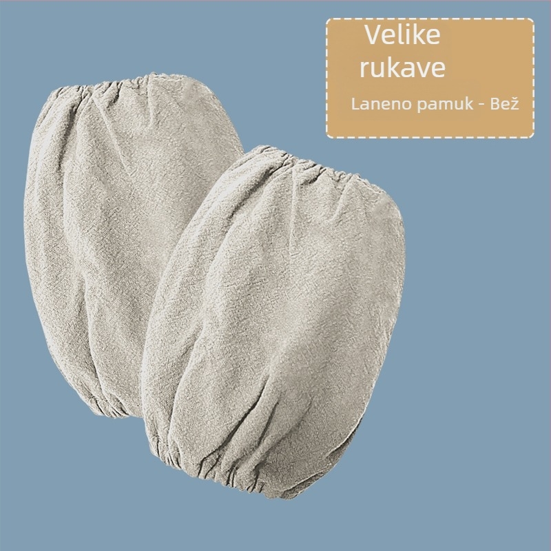 Zaštitni rukavi za crtanje djece, od čistog pamuka, vodootporan platno, prozračni, jednobojni, s otiskom loga